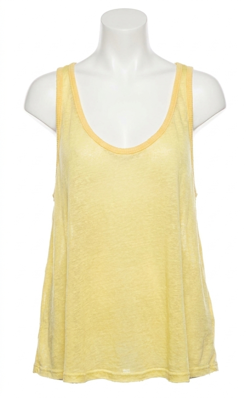 NEW POL lemon tank in yellow
